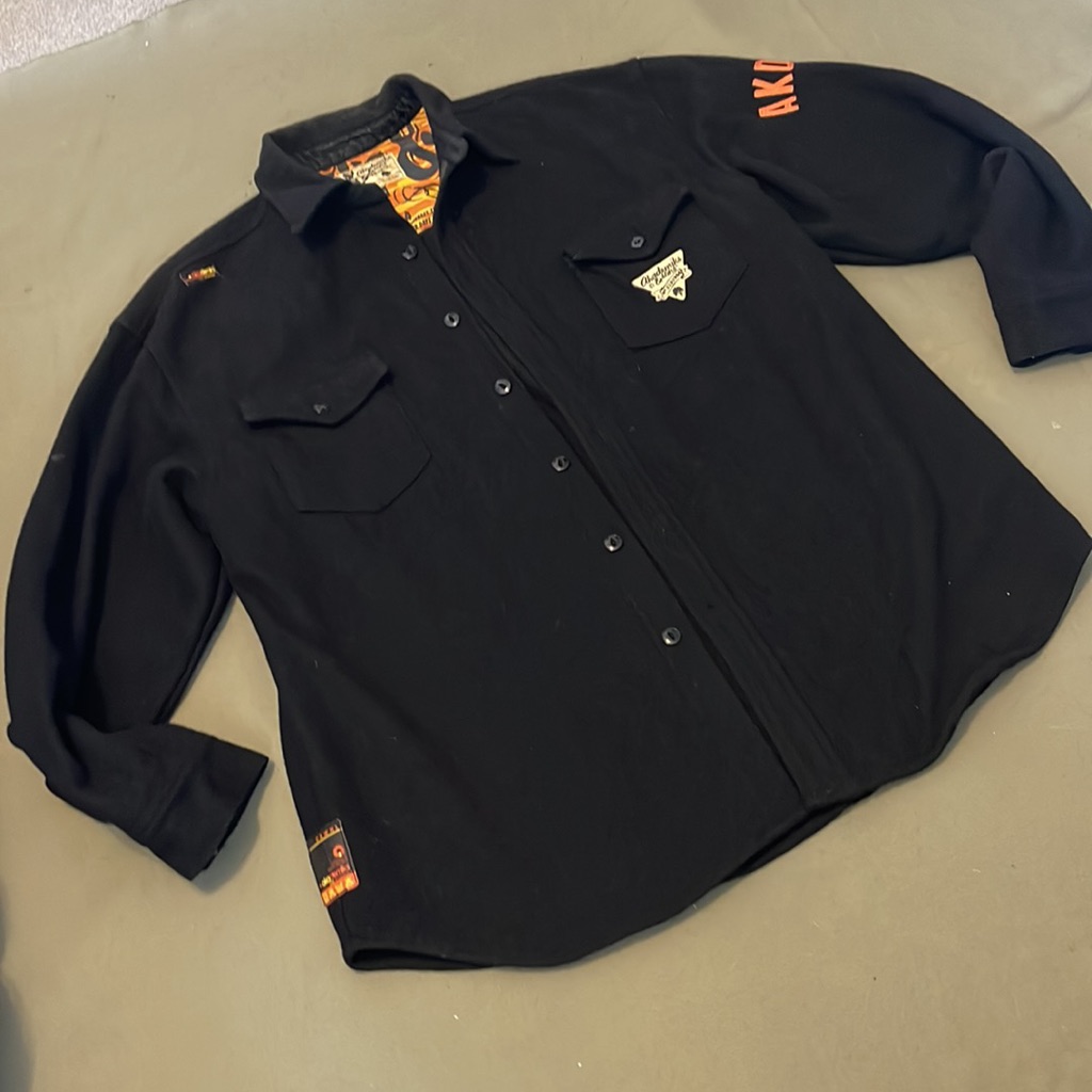 Akademiks & Sons Vintage Authentic Akademiks Buttons Down Mens Sz Large Jacket